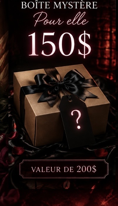 Boîte mystère 150$ — accessoire intime M et Mme Plaisir