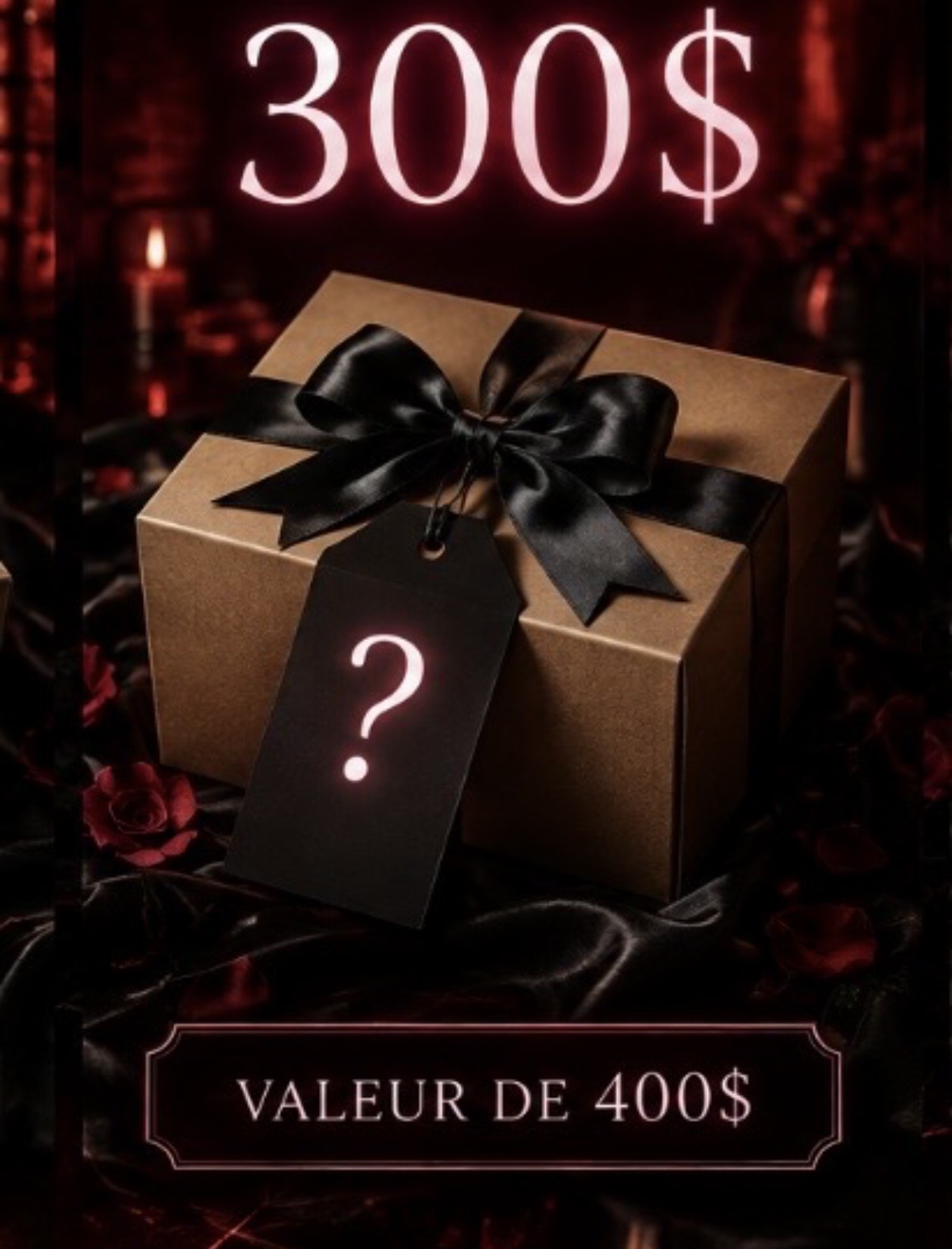 Boîte mystère 300$ — accessoire intime M et Mme Plaisir